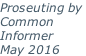 Proseuting by  Common  Informer  May 2016